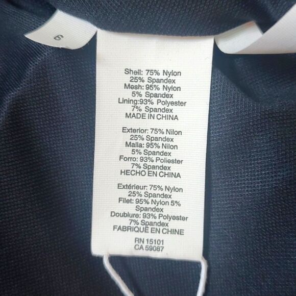 New With Tag Bleu Rod Beattie Size 6 Don't Mesh With Me One-piece Black Swimsuit - Picture 9 of 12